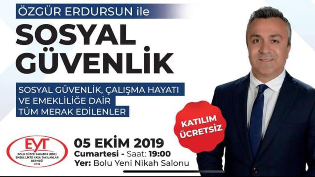 EYT DERNEĞİ’NDEN ‘SOSYAL GÜVENLİK’ PANELİ