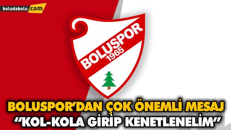 “KOL-KOLA GİRİP KENETLENELİM”