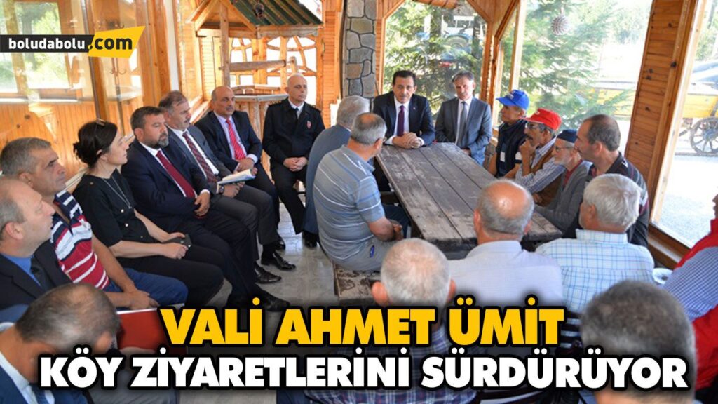 VALİ ÜMİT KÖY ZİYARETLERİNİ SÜRDÜRÜYOR VALİ ÜMİT KÖY ZİYARETLERİNİ SÜRDÜRÜYOR