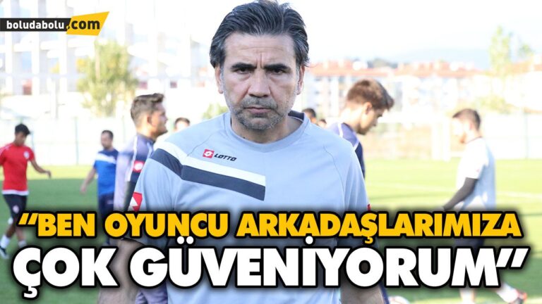 “ÇOK ÖNEMLİ POTANSİYELE SAHİP OYUNCULARLA ÇALIŞIYORUZ”