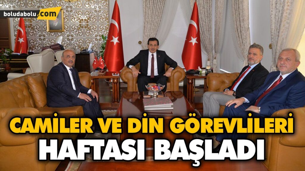 CAMİLER VE DİN GÖREVLİLERİ HAFTASI BAŞLADI
