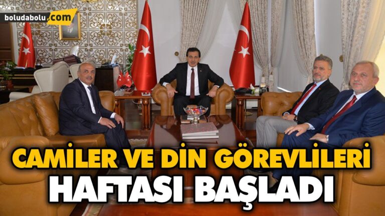 CAMİLER VE DİN GÖREVLİLERİ HAFTASI BAŞLADI