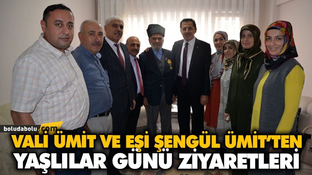 VALİ ÜMİT VE EŞİ ŞENGÜL ÜMİT’TEN YAŞLILAR GÜNÜ ZİYARETLERİ VALİ ÜMİT VE EŞİ ŞENGÜL ÜMİT’TEN YAŞLILAR GÜNÜ ZİYARETLERİ