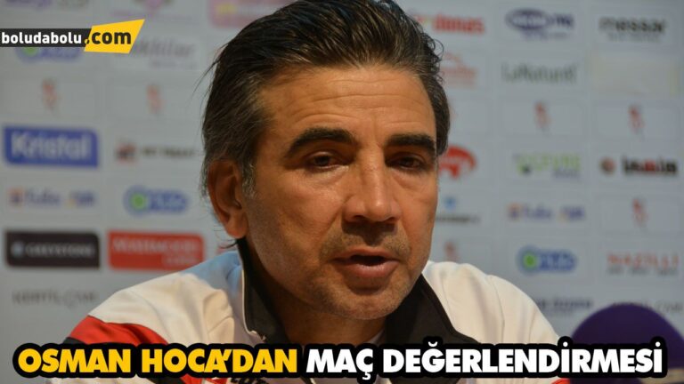 “İLK YARIDA 3-4 ÇOK NET GOL ATABİLECEĞİMİZ POZİSYONU DEĞERLENDİREMEDİK”