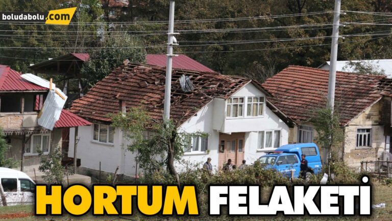 HORTUM KORKU YARATTI ÇOK SAYIDA EV ZARAR GÖRDÜ