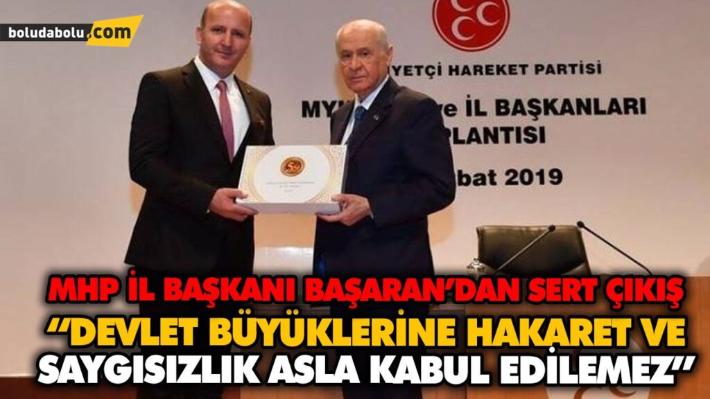 “DEVLET BÜYÜKLERİNE HAKARET VE SAYGISIZLIK ASLA KABUL EDİLEMEZ” “DEVLET BÜYÜKLERİNE HAKARET VE SAYGISIZLIK ASLA KABUL EDİLEMEZ”
