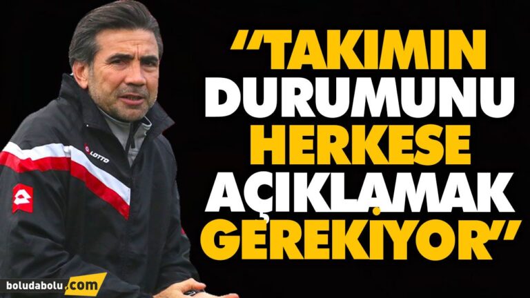 “TAKIMIN NEDEN BU DURUMDA OLDUĞUNU ÇOK NET GÖRDÜK”