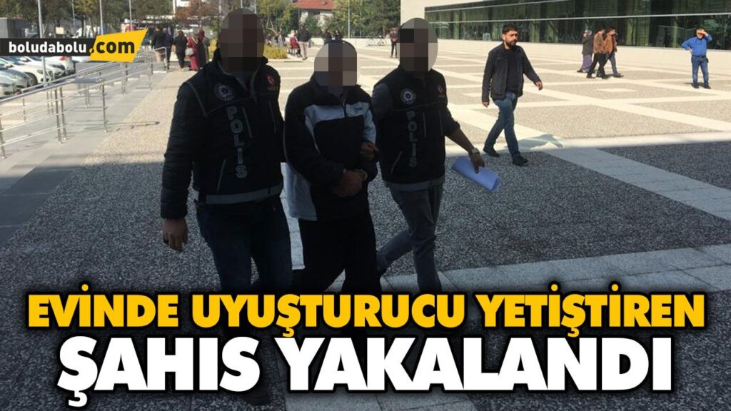 EVİNDE UYUŞTURUCU YETİŞTİREN ŞAHIS YAKALANDI EVİNDE UYUŞTURUCU YETİŞTİREN ŞAHIS YAKALANDI