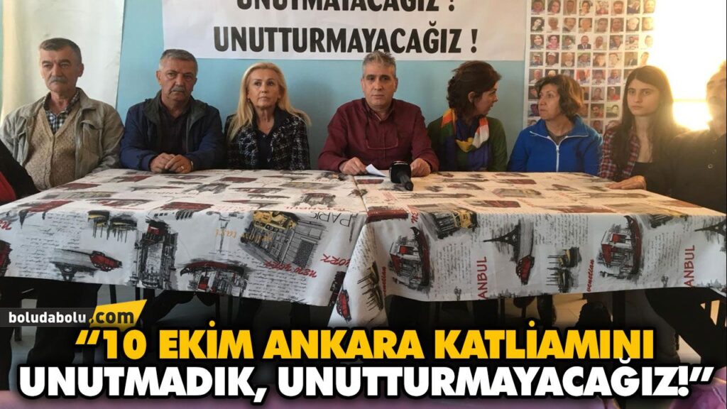 “10 EKİM ANKARA KATLİAMINI UNUTMADIK, UNUTTURMAYACAĞIZ!” “10 EKİM ANKARA KATLİAMINI UNUTMADIK, UNUTTURMAYACAĞIZ!”