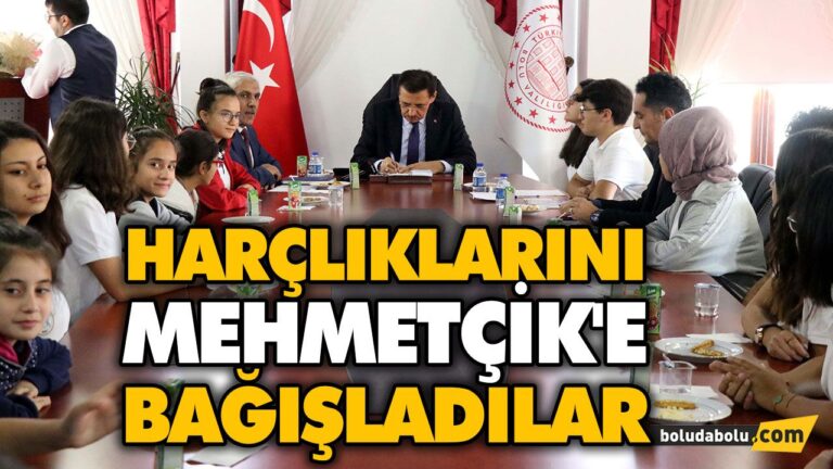 HARÇLIKLARINI MEHMETÇİK’E BAĞIŞLADILAR