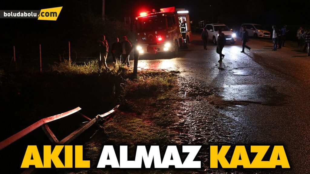 KÖPRÜ KORKULUKLARINA ÇARPTI KÖPRÜ KORKULUKLARINA ÇARPTI