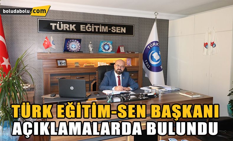 TÜRK EĞİTİM-SEN BAŞKANI ERHAN BAYRAM SORULARI YANITLADI TÜRK EĞİTİM-SEN BAŞKANI ERHAN BAYRAM SORULARI YANITLADI