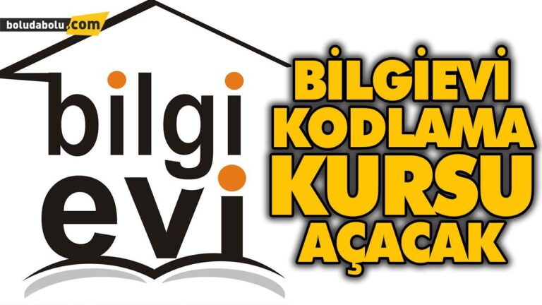 BİLGİEVİ KODLAMA KURSU AÇACAK
