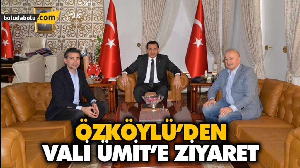 ÖZKÖYLÜ’DEN ÜMİT’E ZİYARET ÖZKÖYLÜ’DEN ÜMİT’E ZİYARET