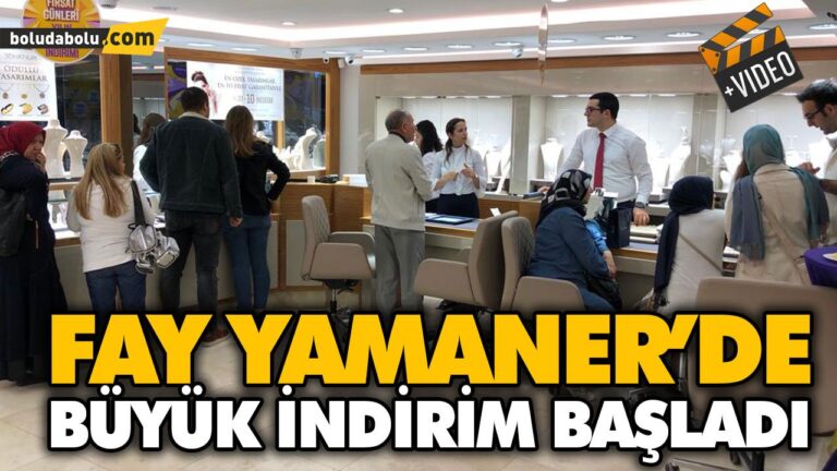 FAY YAMANER’DE BÜYÜK İNDİRİM BAŞLADI