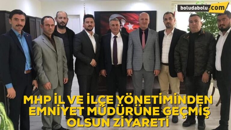 MHP İl Başkanı Cİhan Başaran’dan Emniyet Müdürlüğü’ne Geçmiş Olsun Ziyareti