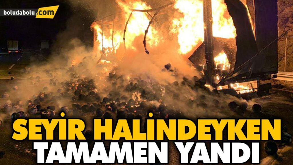 SEYİR HALİNDEYKEN TAMAMEN YANDI SEYİR HALİNDEYKEN TAMAMEN YANDI