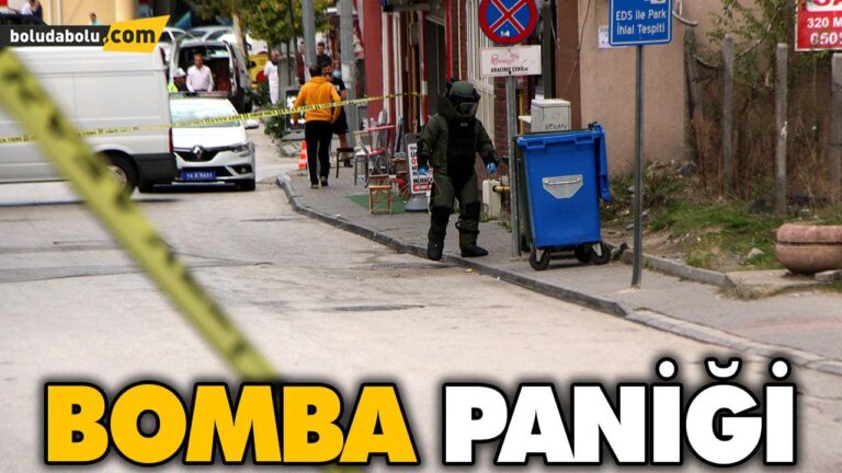 ŞEHİR MERKEZİNDE BOMBA PANİĞİ