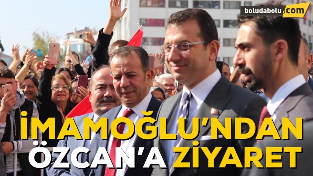 İMAMOĞLU’NDAN ÖZCAN’A ZİYARET İMAMOĞLU’NDAN ÖZCAN’A ZİYARET