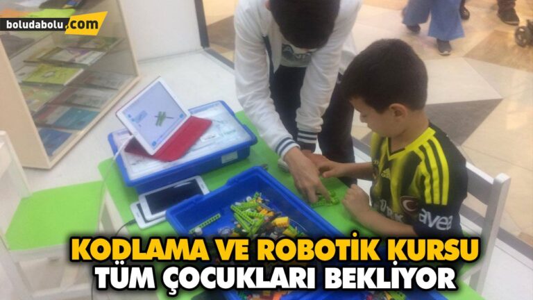 KODLAMA VE ROBOTİK KURSU TÜM ÇOCUKLARI BEKLİYOR