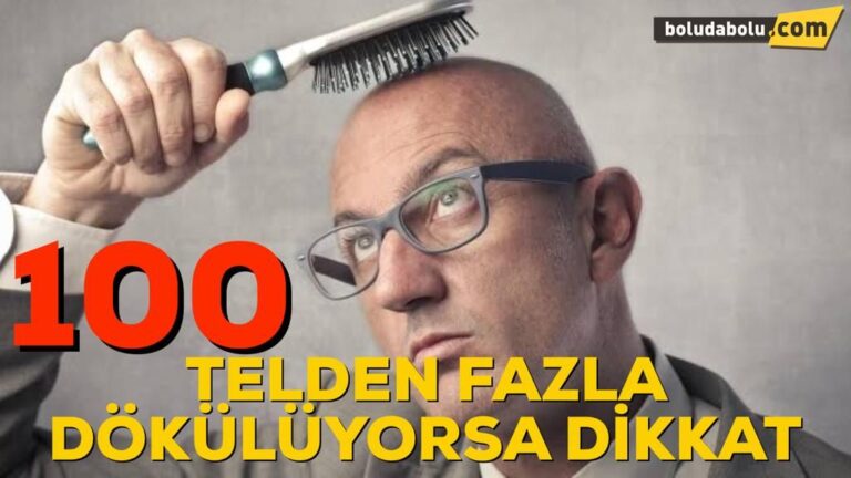 SAÇINIZ 100 TELDEN FAZLA DÖKÜLÜYORSA DİKKAT