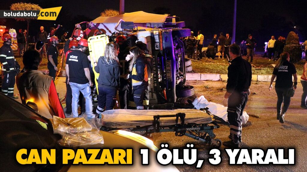 CAN PAZARI 1 ÖLÜ, 3 YARALI