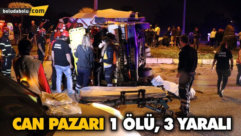 CAN PAZARI 1 ÖLÜ, 3 YARALI