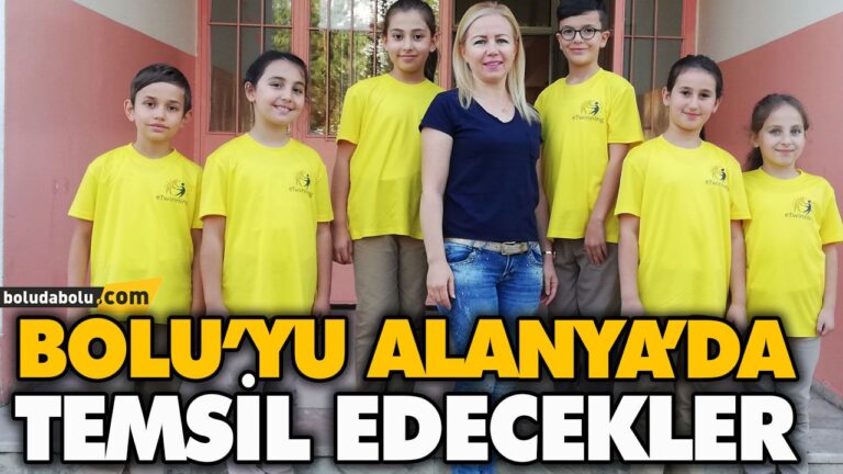 BOLU’YU ALANYA’DA TEMSİL EDECEKLER
