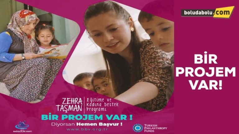 BOLU’NUN GÜZEL YARINLARI İÇİN SİZ DE BU PROGRAMDA YERİNİZİ ALIN