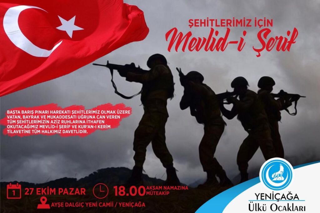 ŞEHİTLERİMİZ İÇİN MEVLİD-İ ŞERİF ŞEHİTLERİMİZ İÇİN MEVLİD-İ ŞERİF
