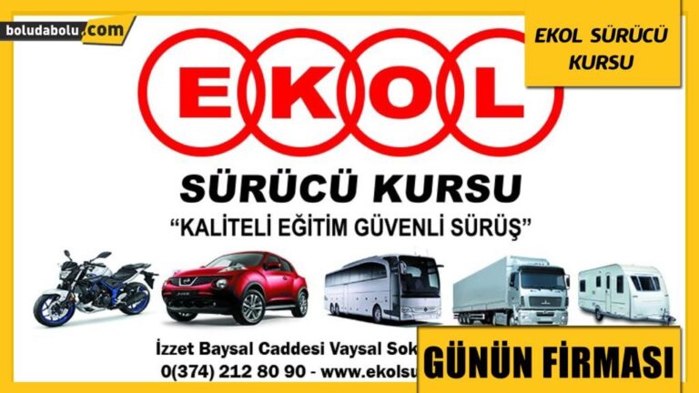 EKOL SÜRÜCÜ KURSU GÜNÜN FİRMASI
