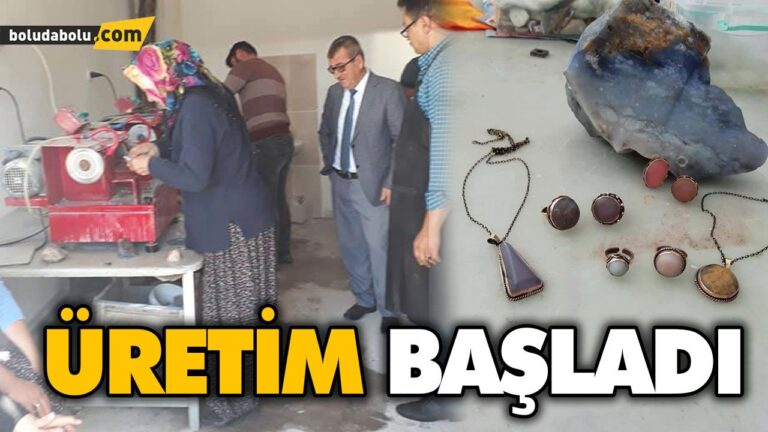 BELEDİYE ATÖLYE KURDU, ÜRETİM BAŞLADI