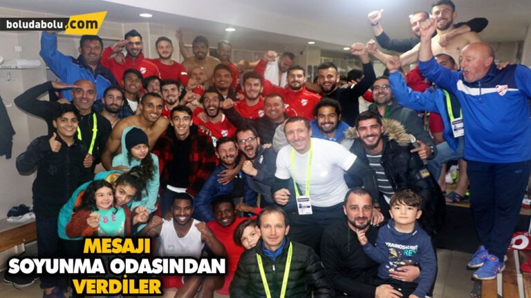 MESAJI SOYUNMA ODASINDAN VERDİLER