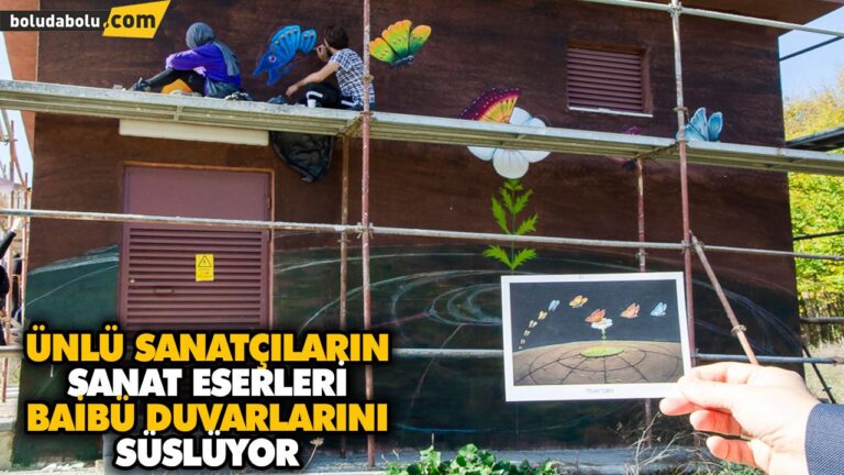 ÜNLÜ SANATÇILARIN SANAT ESERLERİ BAİBÜ DUVARLARINI SÜSLÜYOR