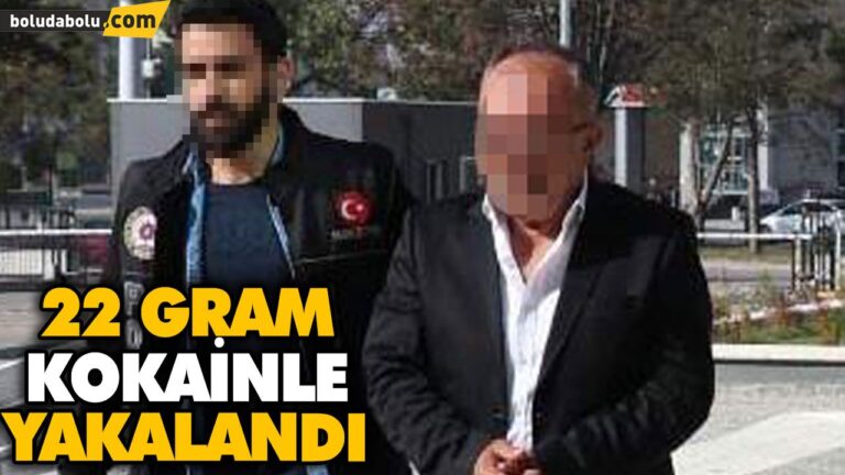 22 GRAM KOKAİNLE YAKALANDI