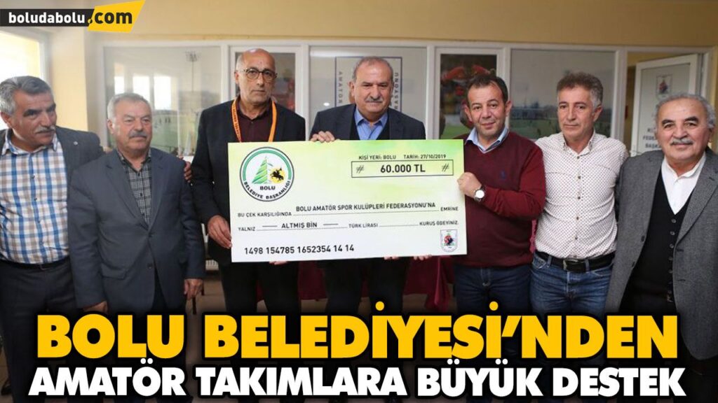 BOLU BELEDİYESİ’NDEN AMATÖR TAKIMLARA BÜYÜK DESTEK BOLU BELEDİYESİ’NDEN AMATÖR TAKIMLARA BÜYÜK DESTEK