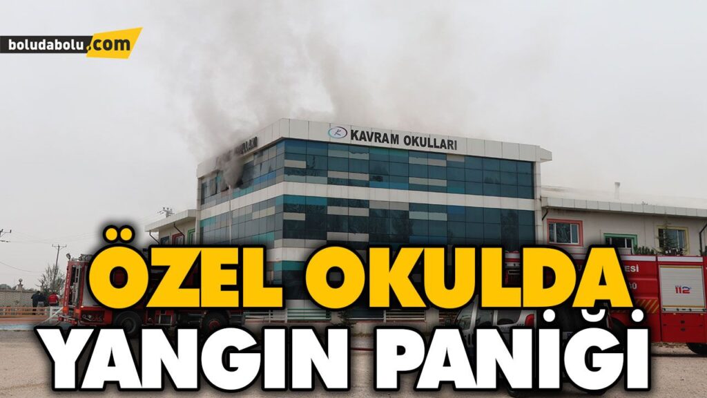 TADİLAT YAPILAN ÖZEL OKULDA YANGIN TADİLAT YAPILAN ÖZEL OKULDA YANGIN