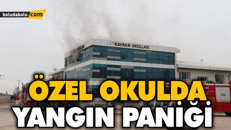 TADİLAT YAPILAN ÖZEL OKULDA YANGIN