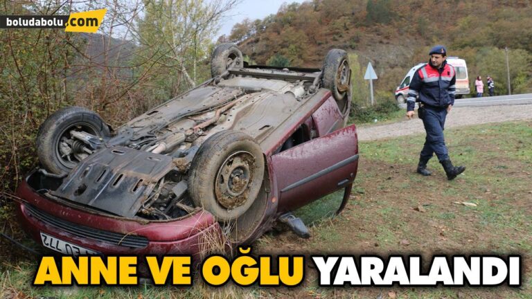 ANNE VE OĞLU YARALANDI