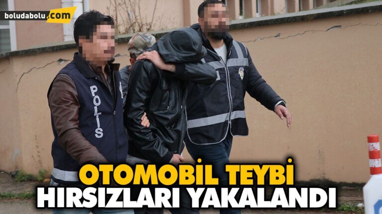 OTOMOBİL TEYBİ HIRSIZLARI YAKALANDI