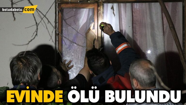 82 YAŞINDAKİ KİŞİ ÖLÜ BULUNDU