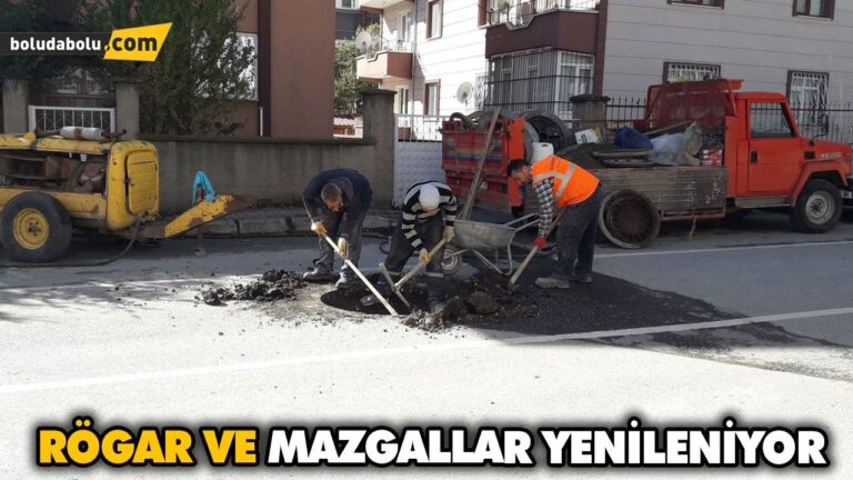 GEREDE BELEDİYESİ ÇALIŞMALARINI SÜRDÜRÜYOR