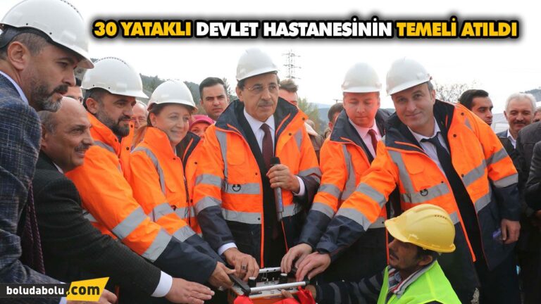 30 YATAKLI DEVLET HASTANESİNİN TEMELİ ATILDI