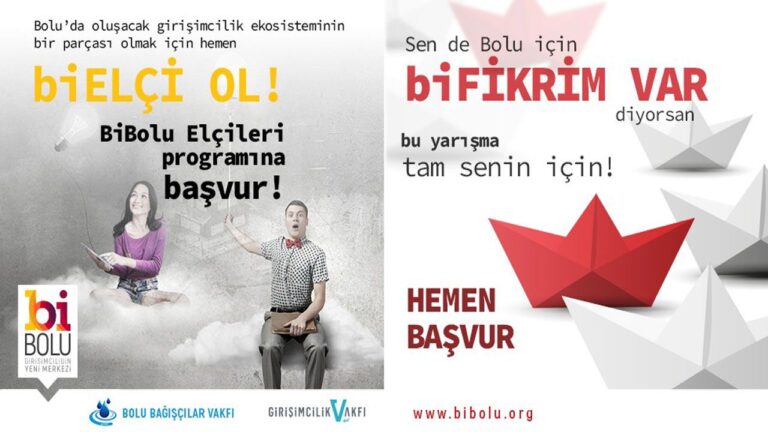 BİBOLU GİRİŞİMCİLİK PROGRAMI GİRİŞİMCİ GENÇLERİ BEKLİYOR