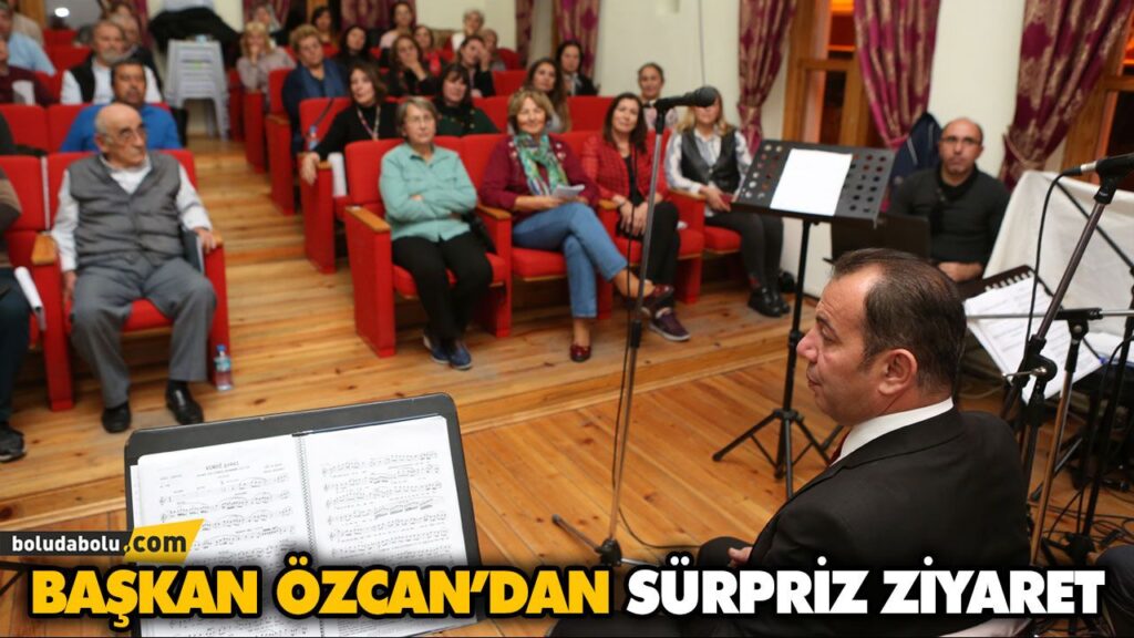 BAŞKAN ÖZCAN’DAN SÜRPRİZ ZİYARET BAŞKAN ÖZCAN’DAN SÜRPRİZ ZİYARET