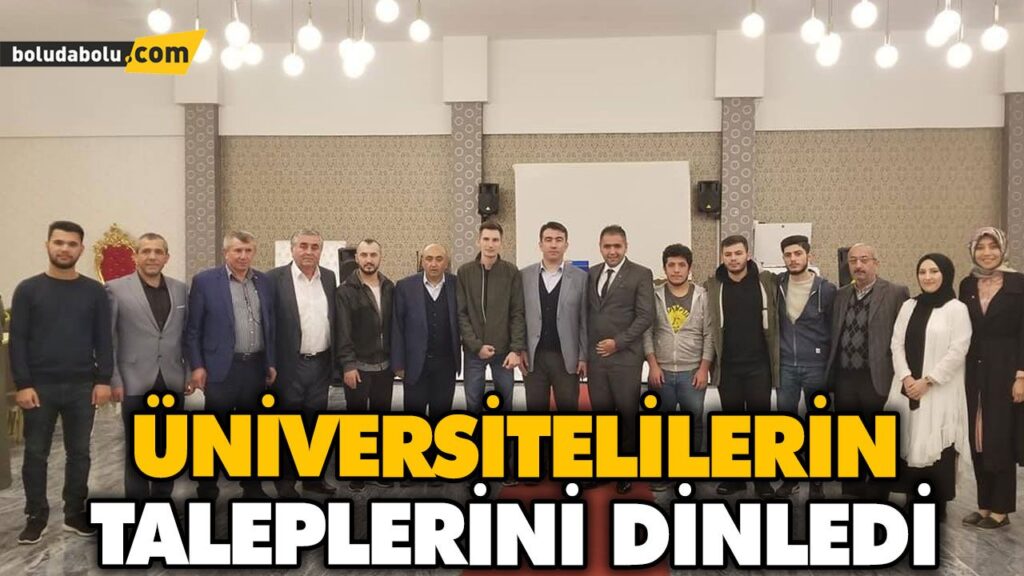 BAŞKAN FATİH KAVAK ÜNİVERSİTELİLERLE BULUŞTU BAŞKAN FATİH KAVAK ÜNİVERSİTELİLERLE BULUŞTU