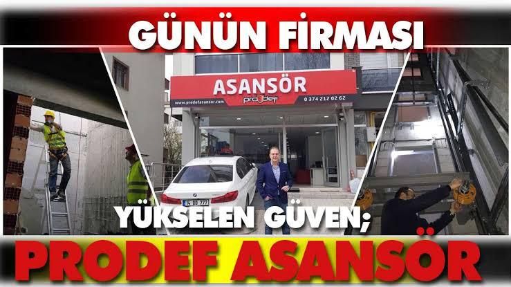 PRODEF ASANSÖR GÜNÜN FİRMASI