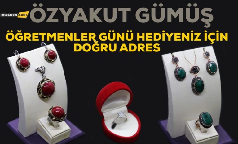 ÖĞRETMEN GÜNÜ HEDİYESİ İÇİN DOĞRU ADRES ÖZYAKUT GÜMÜŞ