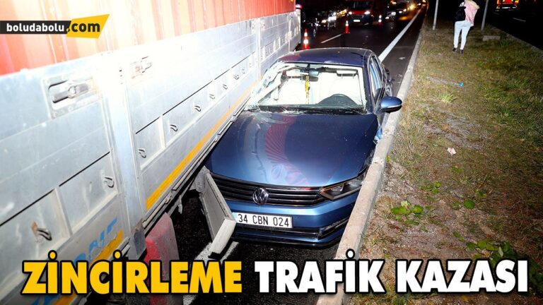 ZİNCİRLEME TRAFİK KAZASI