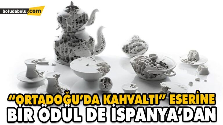 “ORTADOĞU’DA KAHVALTI” ESERİNE BİR ÖDÜL DE İSPANYA’DAN